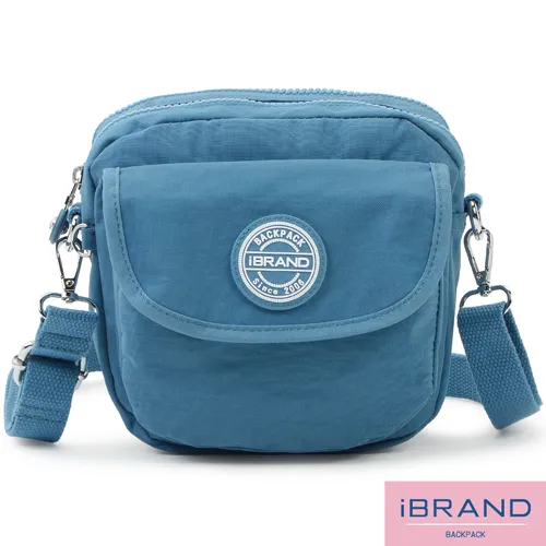 iBrand斜背包 輕盈防潑水隨身小包側斜背包-百搭黑 歷史價格詳細信息