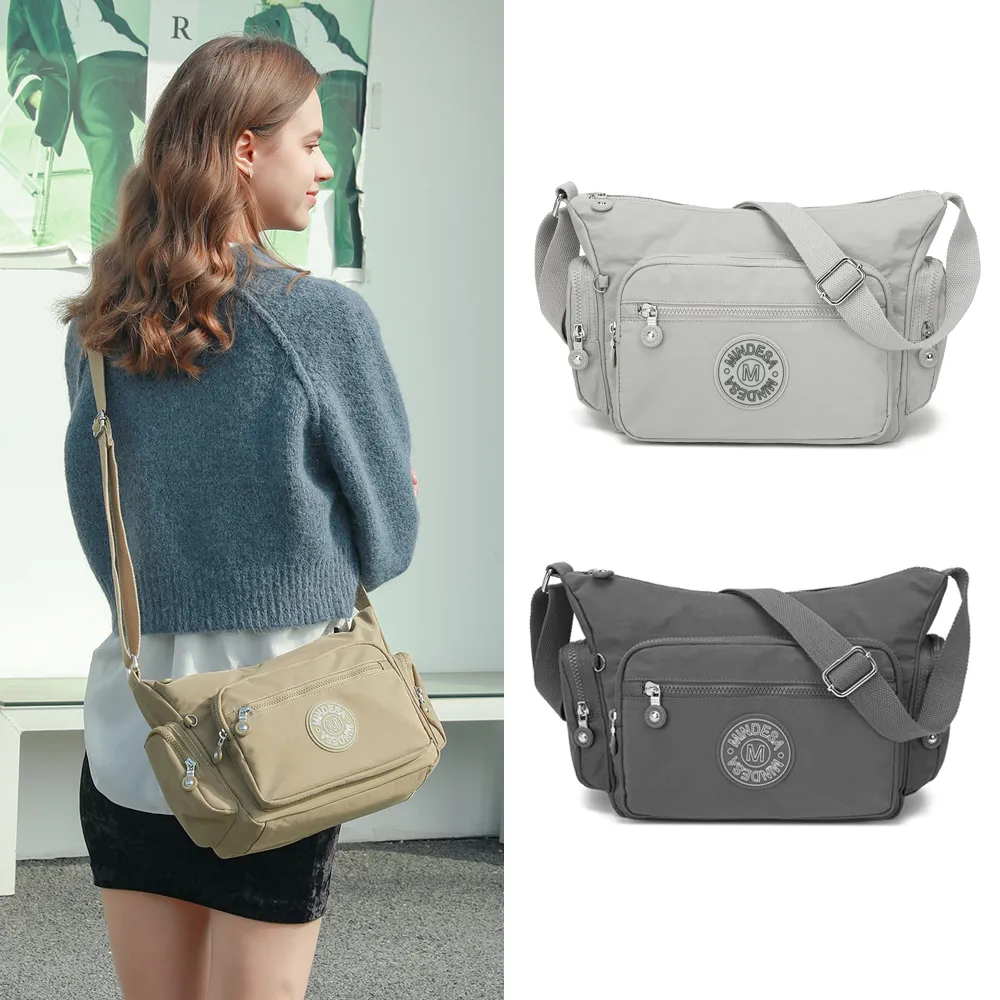 iBrand側背包 輕盈防潑水多收納斜側背包(多色任選) 歷史價格詳細信息