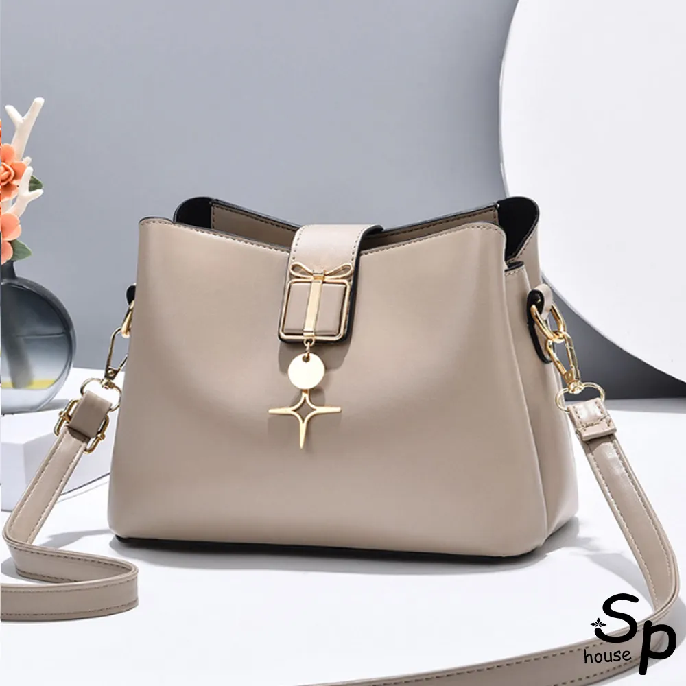【Sp house】時尚絲巾絨線V型手提側肩兩用水桶包 歷史價格詳細信息