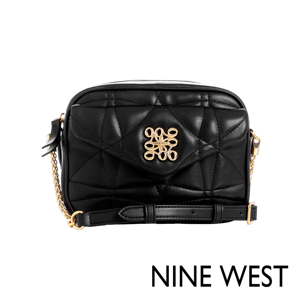 NINE WEST MARIAN 經典菱格金扣迷你斜背包-豆沙色(126678) 歷史價格詳細信息