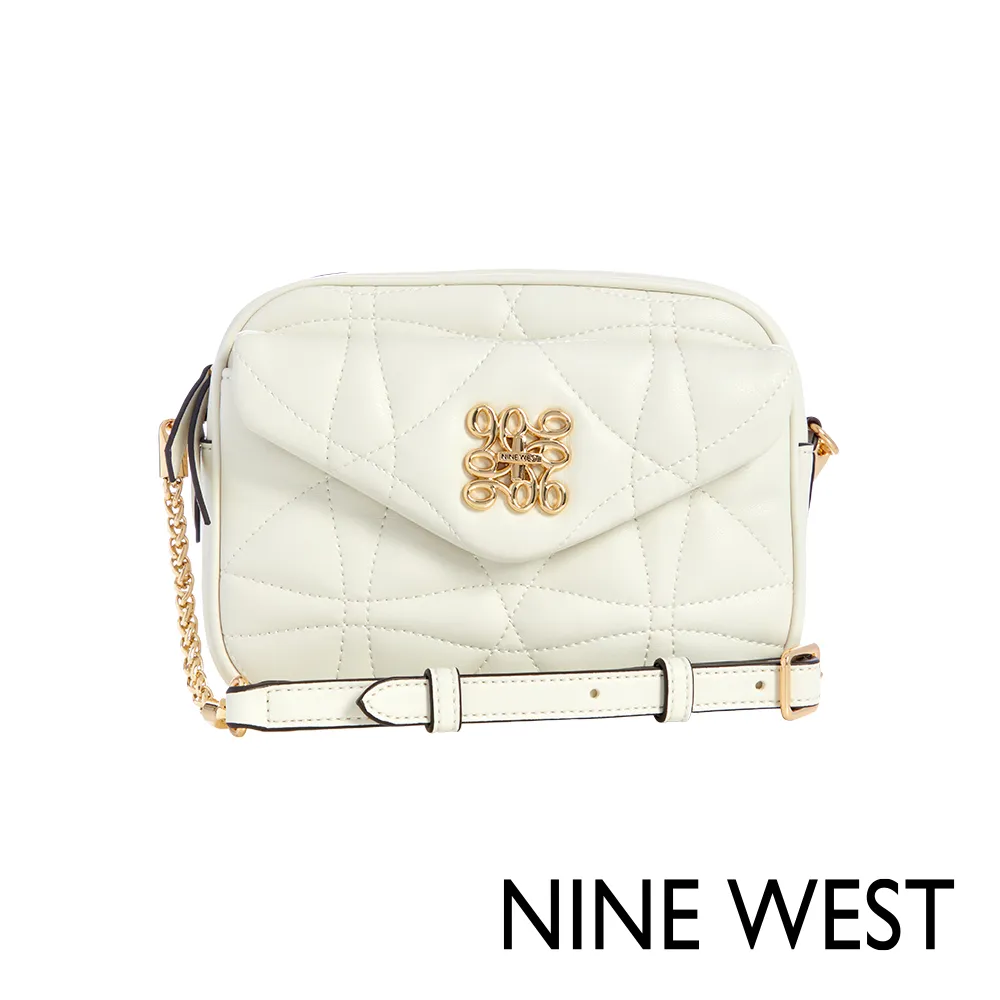 NINE WEST MARIAN 經典菱格金扣迷你斜背包-豆沙色(126678) 歷史價格詳細信息