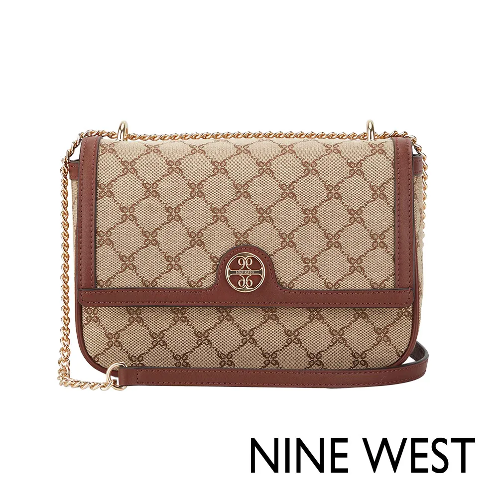 NINE WEST KYELLE 經典鍊帶肩背包-LOGO粉(127272) 歷史價格詳細信息