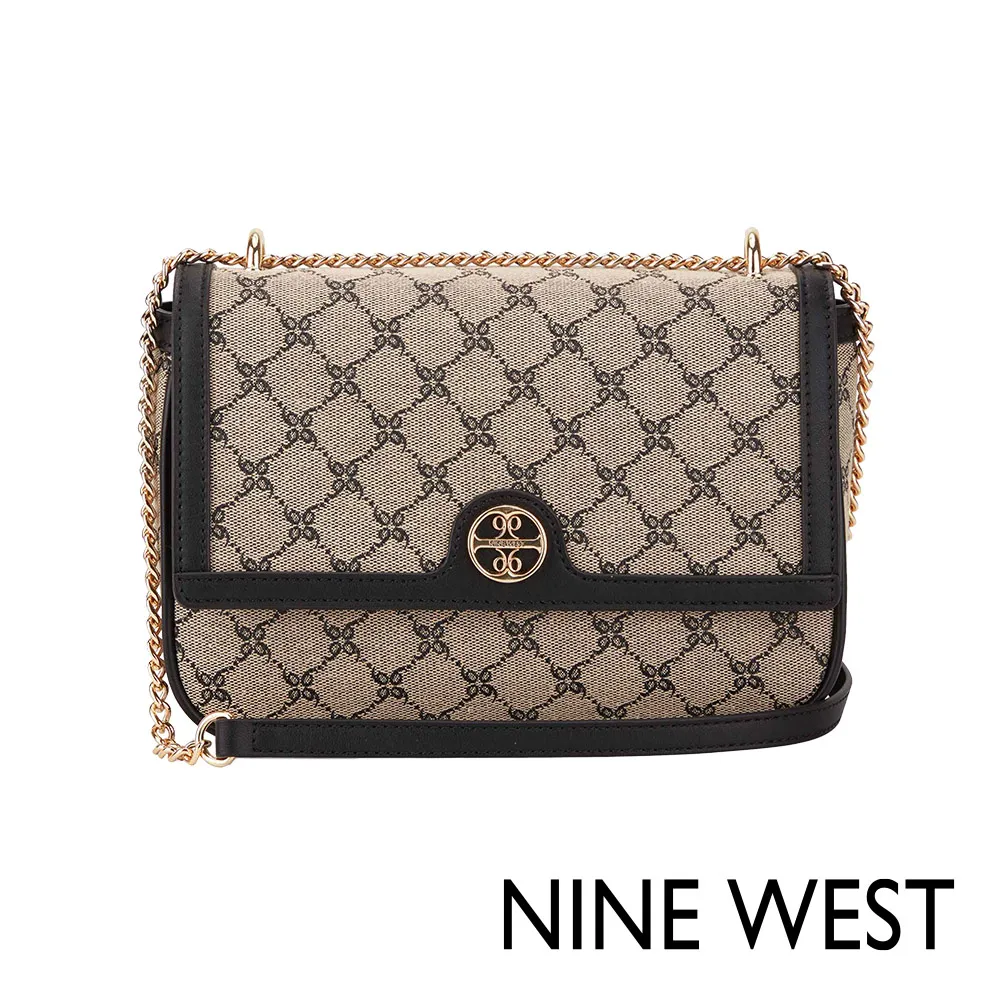 NINE WEST KYELLE 經典鍊帶肩背包-LOGO粉(127272) 歷史價格詳細信息