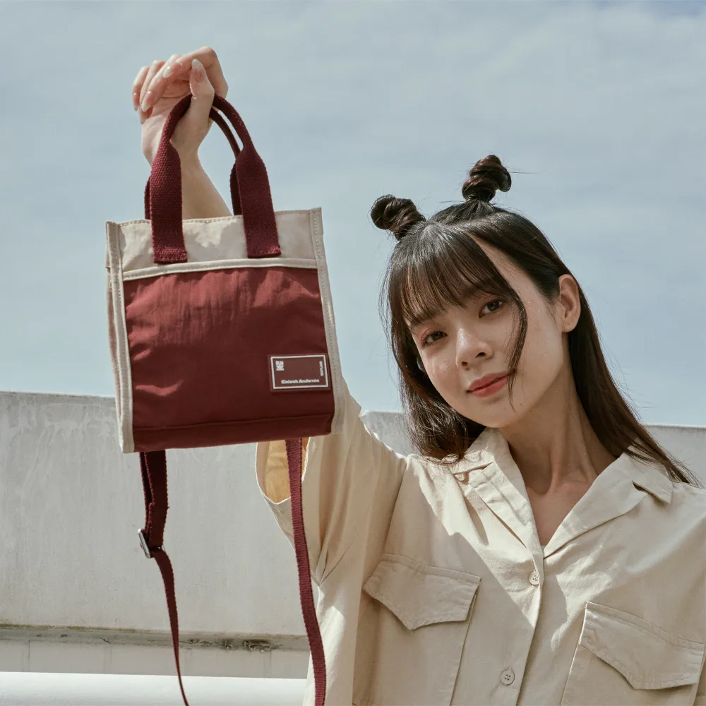 【Kinloch Anderson】清新摩卡 手提肩背兩用包-深藍 歷史價格詳細信息