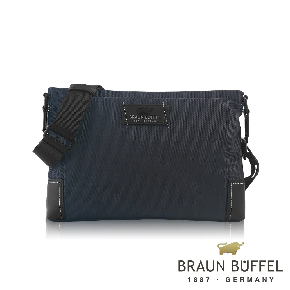 【BRAUN BUFFEL 德國小金牛】台灣總代理 卓越 斜背包-印度藍/BF358-61-II 價格比較,價格查詢,歷史價格詳細信息
