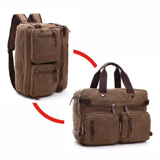 咖啡色斜背包內三層有下拉鍊可加大cm(櫃床黃opp布袋）9成新 歷史價格詳細信息