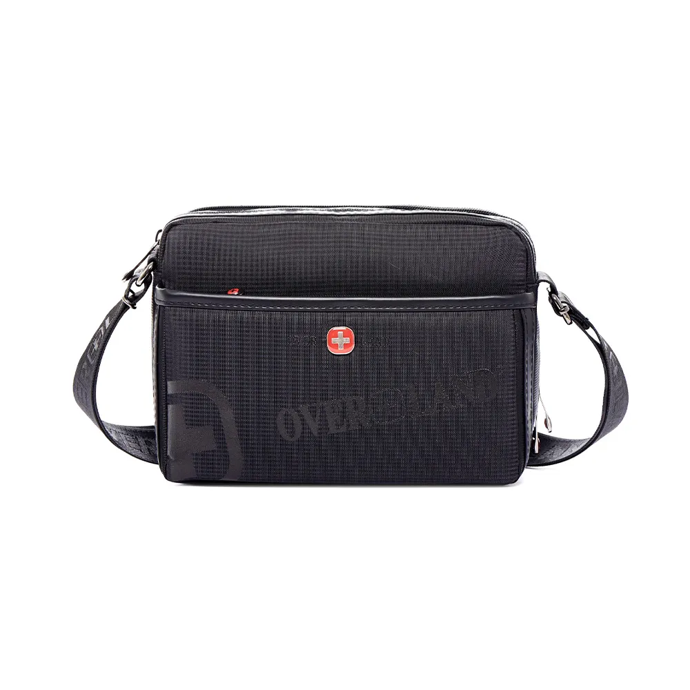 OVERLAND - 美式十字軍 - LOGO浮印拉鍊側背包 - 3134 歷史價格詳細信息