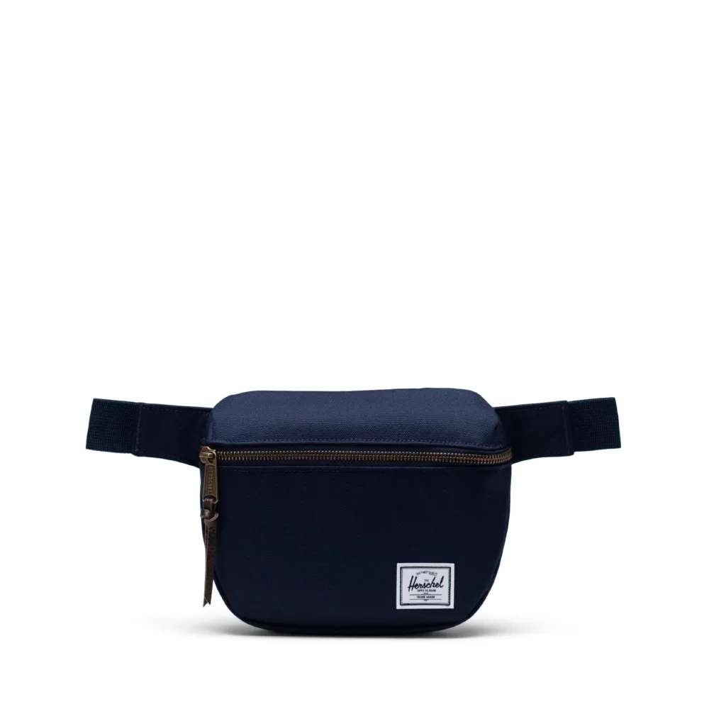 【Herschel】Fifteen 腰包 側背包 拉鍊 輕量 2L - 消光黑 歷史價格詳細信息