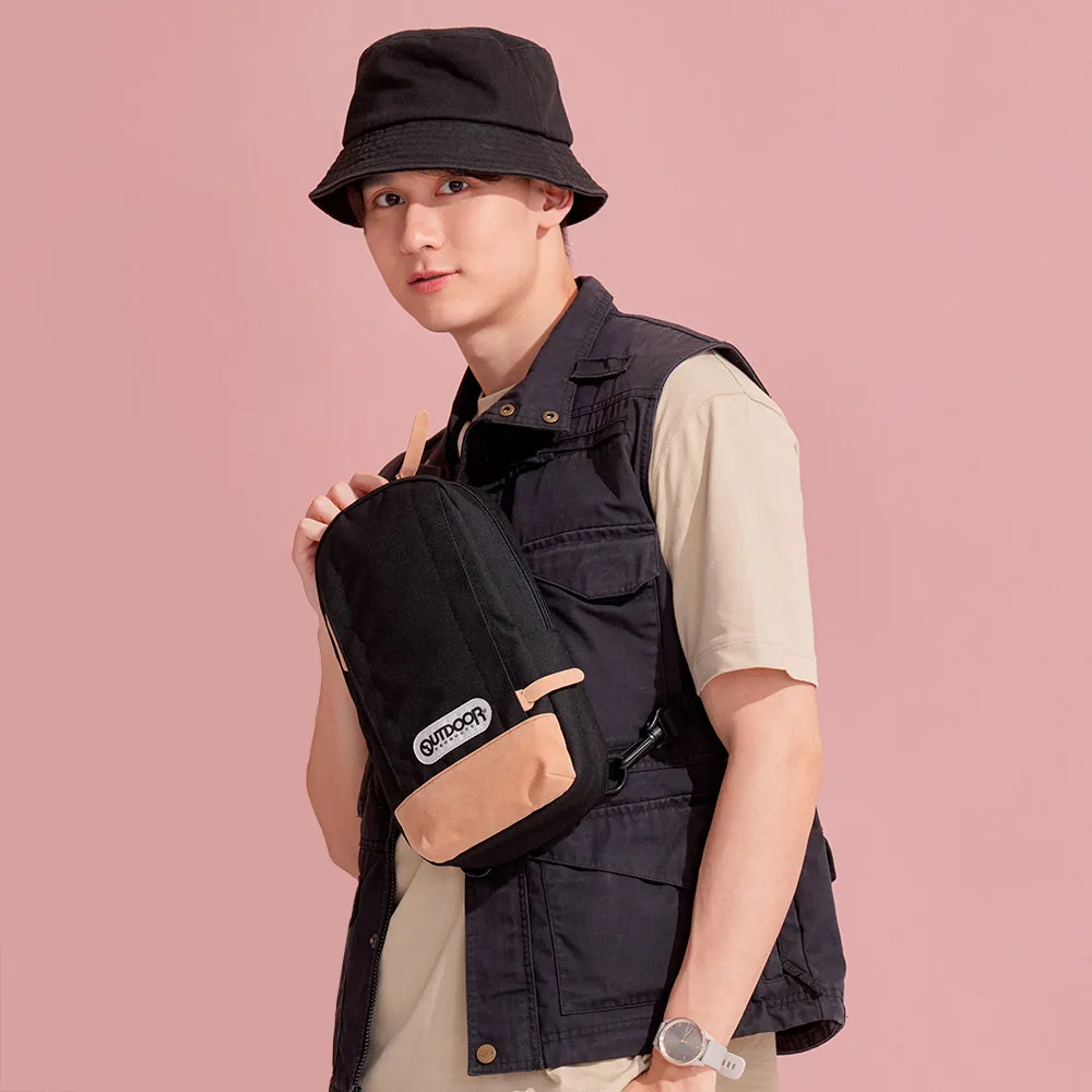 【OUTDOOR】率真年代-14吋筆電皮底後背包 透氣背墊大容量 電腦包 上課書包 包包 男 女 桃紅色 歷史價格詳細信息