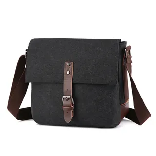 【品樂．CAMO】韓版復古風帆布手提肩背旅行包(黑色) 歷史價格詳細信息