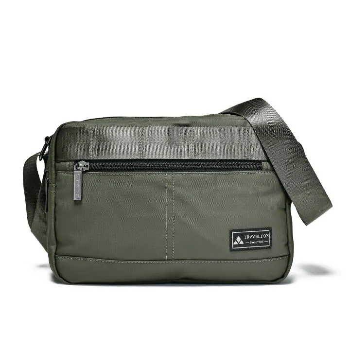 墨綠帆布側背包   AMINAH~【am-0272】 歷史價格詳細信息