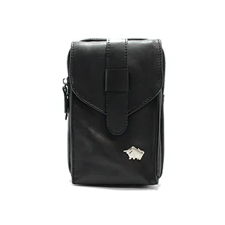 DRAKA 達卡 -匠心獨具系列-斜背腰包/牛皮小方包-多拉鍊深褐 歷史價格詳細信息