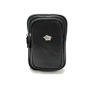 DRAKA 達卡 -匠心獨具系列-斜背腰包/牛皮小方包-多拉鍊深褐 歷史價格詳細信息