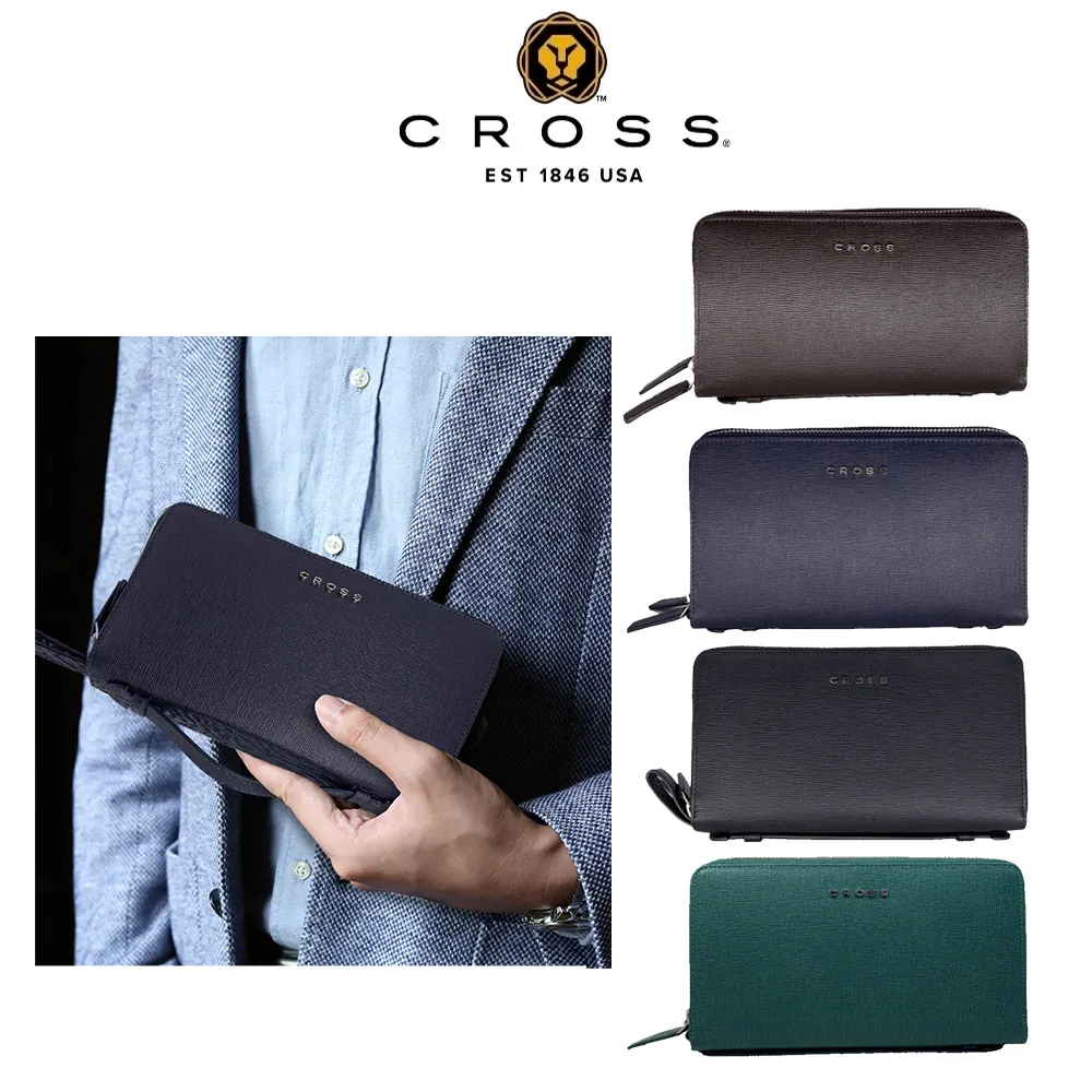 CROSS 頂級小牛皮十字紋蘿拉系列拉鍊長夾 全新專櫃展示品(多色選) 歷史價格詳細信息