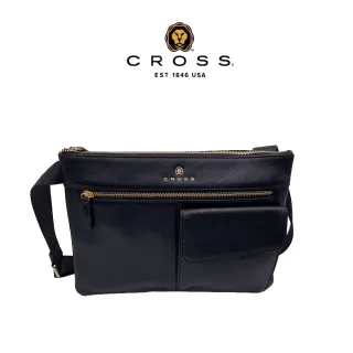 【CROSS】限量1折 頂級NAPPA小牛皮斜背包 米歇爾系列 全新專櫃展示品(黑色) 歷史價格詳細信息