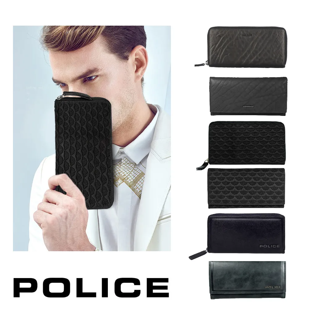 POLICE 義大利潮牌 頂級小牛皮長夾(多款任選) 價格比較,價格查詢,歷史價格詳細信息