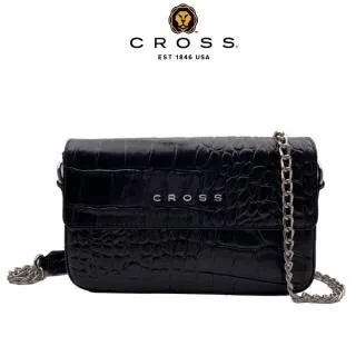 【CROSS】限量1折 經典小牛皮編織紋手柄拉鍊手提/斜背公事包(14吋 黑色 99%新 專櫃展示品) 歷史價格詳細信息