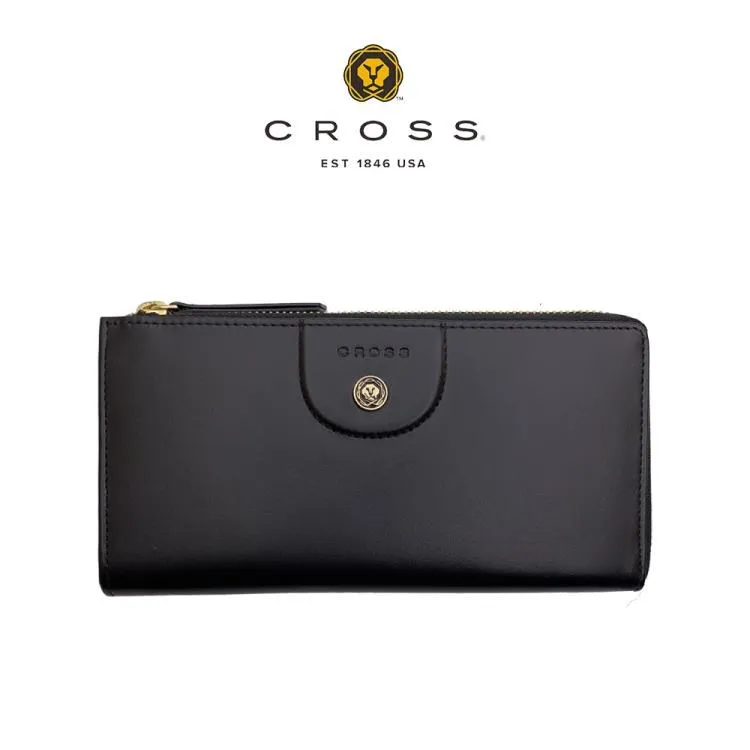 CROSS 限量1折 頂級小牛皮L形超薄拉鍊長夾 全新專櫃展示品(酒紅色 贈送禮提袋) 歷史價格詳細信息