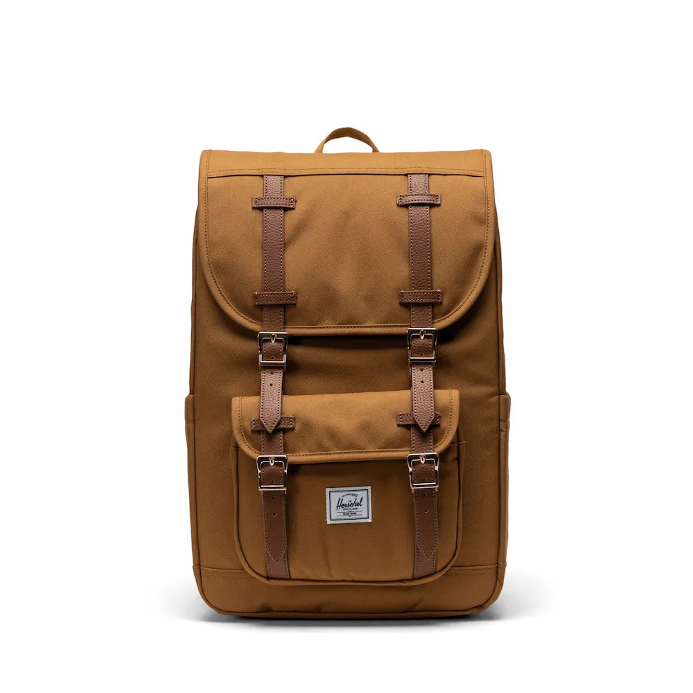 【Herschel】Little America™Mid 後背包 16吋筆電 大容量 減壓肩帶 21L - 燕麥色 歷史價格詳細信息