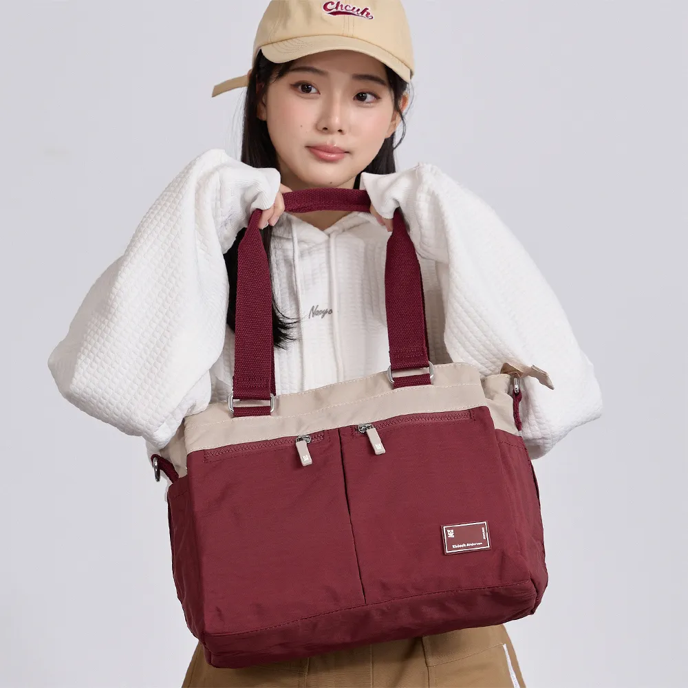 【Kinloch Anderson】清新摩卡 手提肩背兩用包-深藍 歷史價格詳細信息