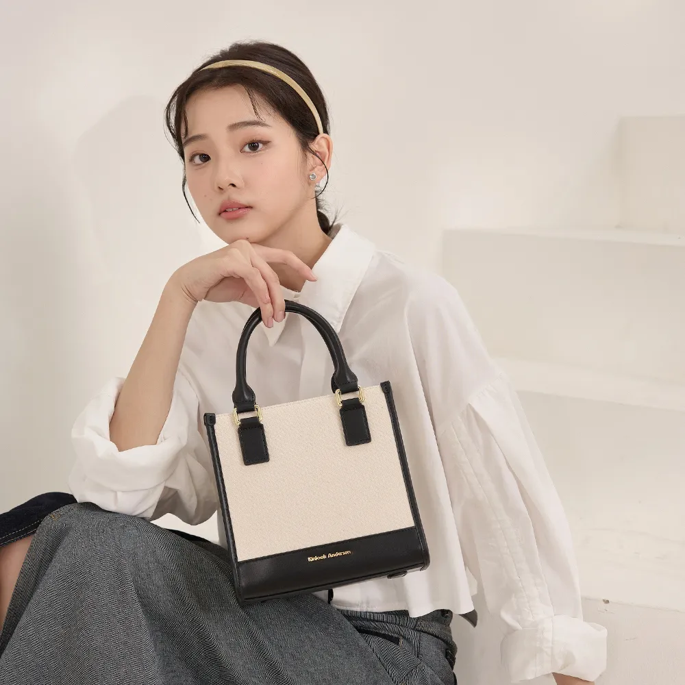 黑色帆布手提包飯盒包+包裝盒-時尚箱包 歷史價格詳細信息