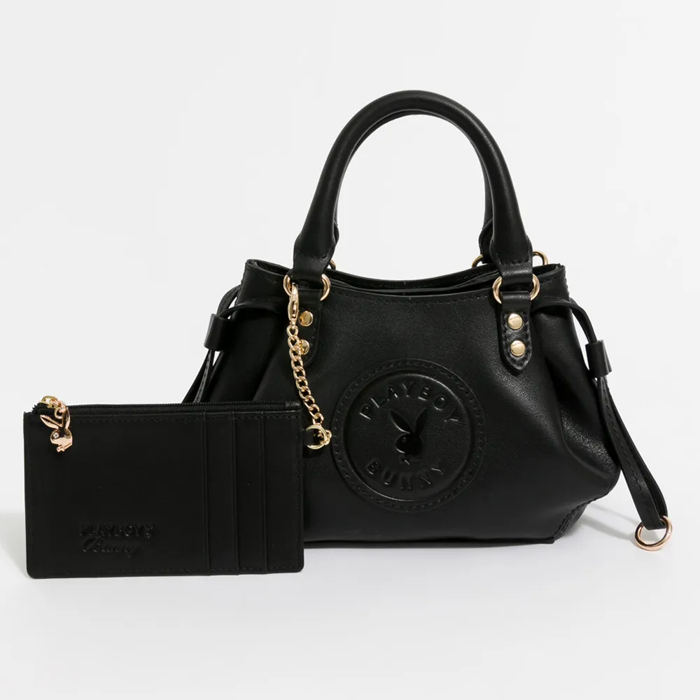 PLAYBOY -  手提包附長背帶 小南法系列 - 米白色 歷史價格詳細信息