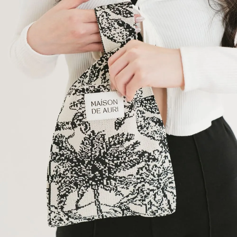 【Maison De Auri】Mini 小提包/ 厚針織/ Mixed 愛戀三色 歷史價格詳細信息