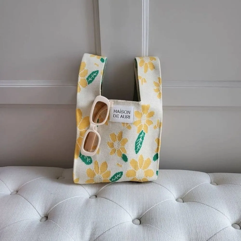 【Maison De Auri】Mini 小提包/ 厚針織/ Mixed 愛戀三色 歷史價格詳細信息