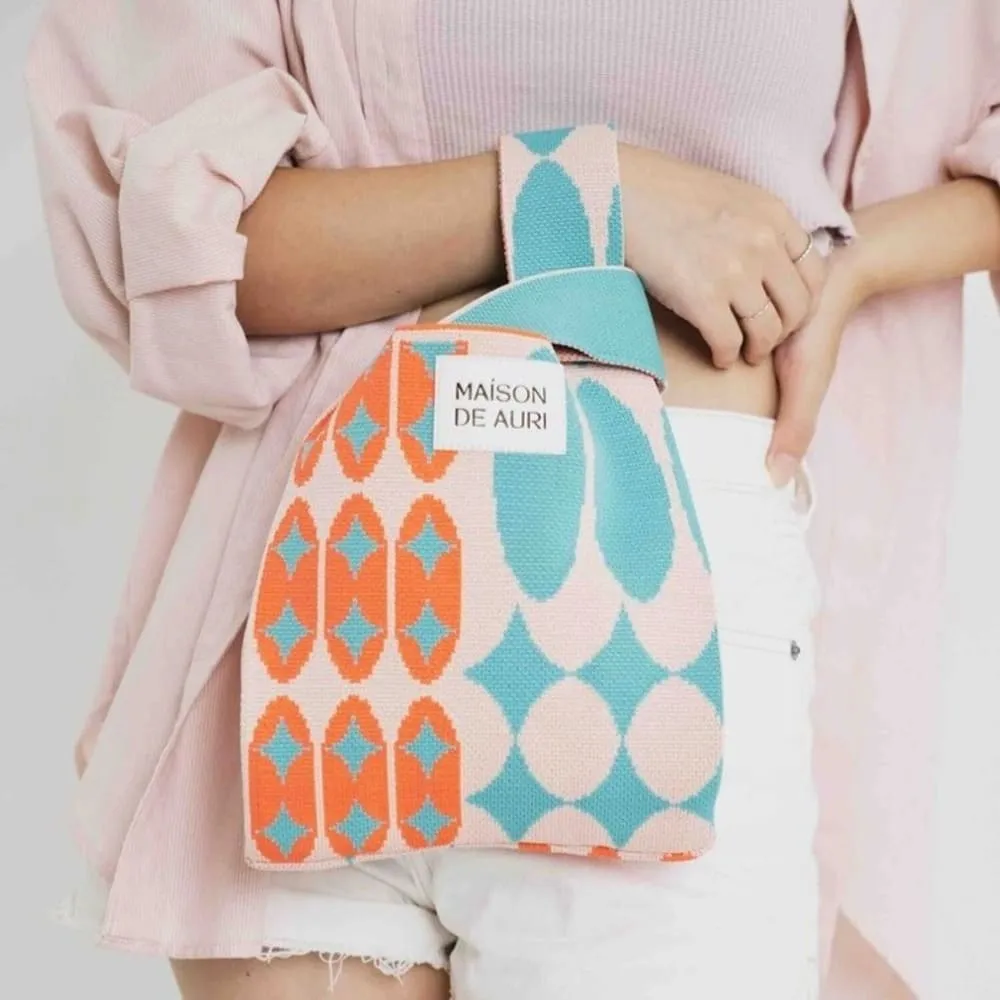 日本 Maison de fleur 粉色 碎花 燙金英文 專櫃正貨購物袋 歷史價格詳細信息