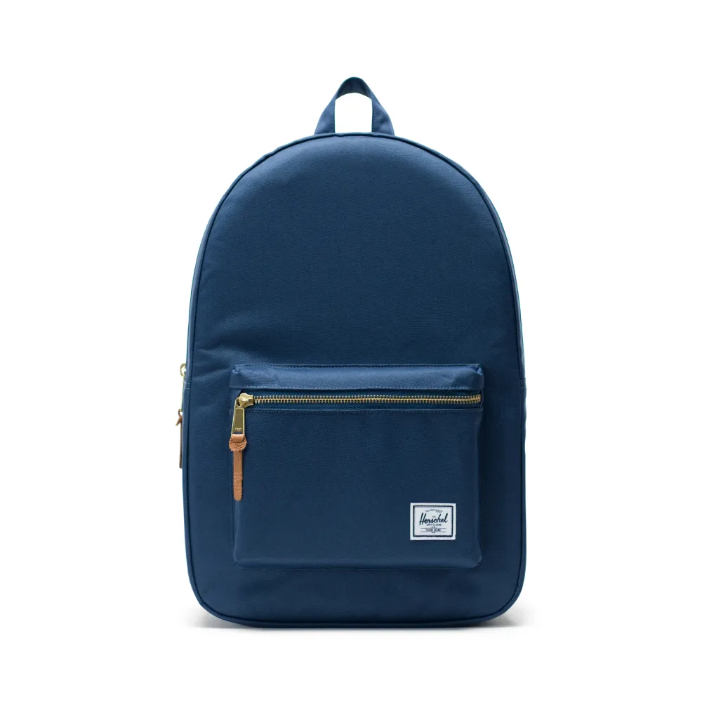 【Herschel】Settlement後背包 15吋筆電 拉鍊 收納 大容量 23L - 海軍藍格紋 歷史價格詳細信息