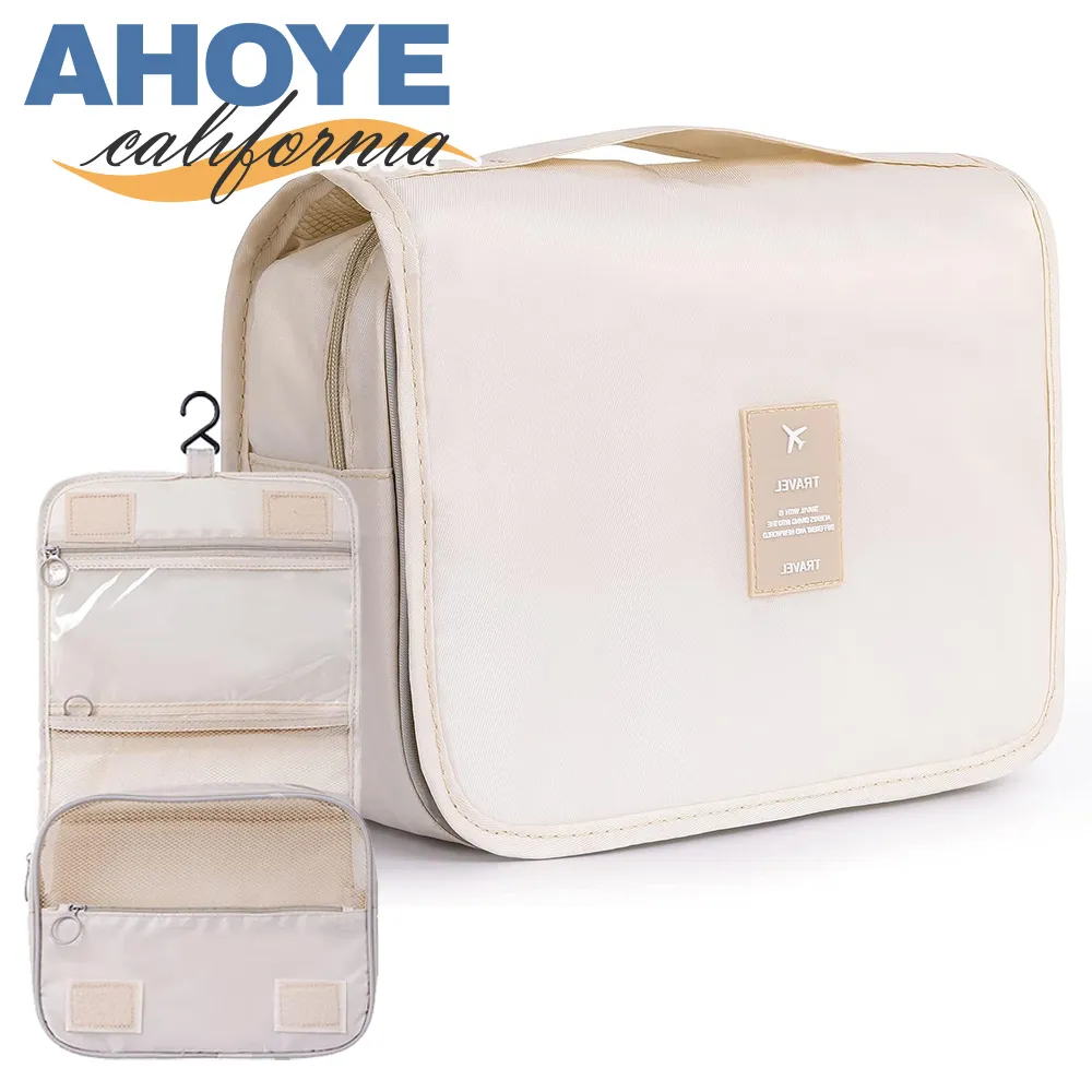 掛勾旅行化妝包 化妝包 旅行包 盥洗包 洗漱包 防水化妝包 旅行收納包 手提化妝包 摺疊包 行李收納 露營 出國旅行必備 歷史價格詳細信息