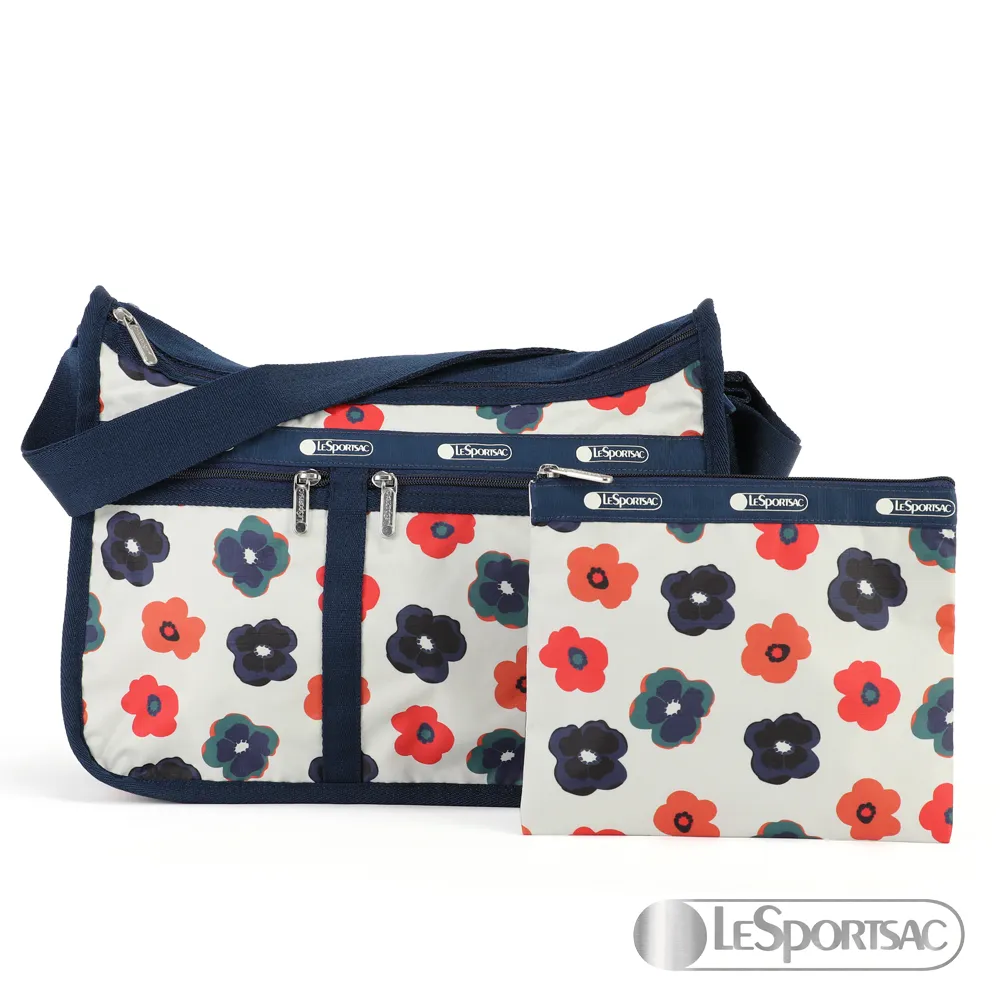 LeSportsac - Standard 雙口袋A4大書包-附化妝包 (極簡黑) 7507PB R086 歷史價格詳細信息