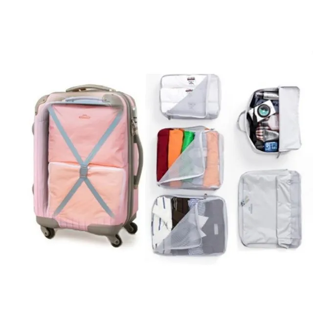 旅行收納袋行李箱衣物整理包旅遊分裝衣服袋子便攜內衣出差收納包旅行必备 歷史價格詳細信息