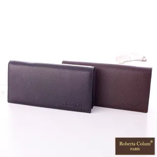 Roberta Colum - 法國荔枝紋軟牛皮可拆式左右翻卡片夾短夾(共2色) 歷史價格詳細信息