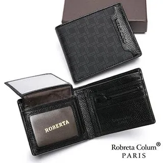 Roberta Colum - 尊爵格調頭層牛皮8卡單拉鍊長夾 歷史價格詳細信息