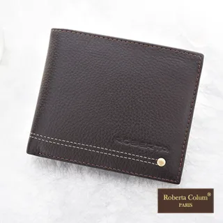 【Roberta Colum】鉚釘小牛皮可拆式上下翻多卡夾短夾(共2色) 歷史價格詳細信息