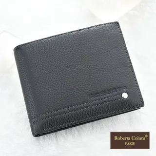 【Roberta Colum】鉚釘小牛皮可拆式上下翻多卡夾短夾(共2色) 歷史價格詳細信息