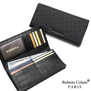 Roberta Colum - 尊爵格調頭層牛皮8卡單拉鍊長夾 歷史價格詳細信息