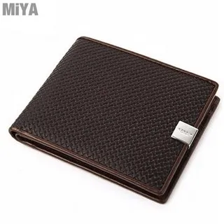 MiYA Belod 義大利牛皮真皮編織紋男短皮夾 棕咖黑色 G0338 歷史價格詳細信息