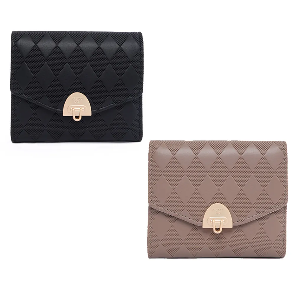 【iSPurple】多格拉鍊＊磨砂皮革零錢卡片短夾 多色可選 歷史價格詳細信息