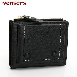 【vensers】小牛皮潮流個性皮夾~(TC602004黑色短夾) 價格比較,價格查詢,歷史價格詳細信息