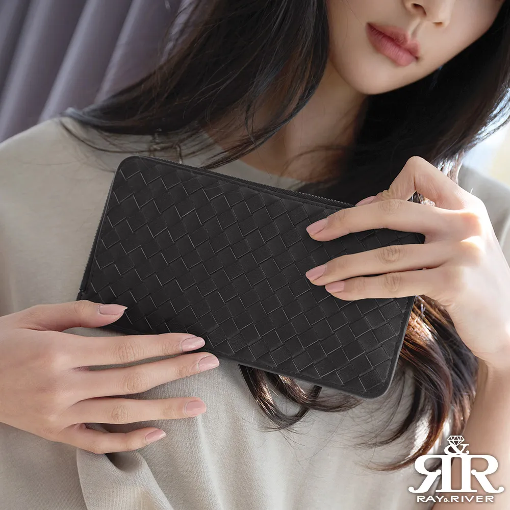 2R 葛瑞絲Grace梭織羊皮三折壓釦中夾 寶石藍 歷史價格詳細信息