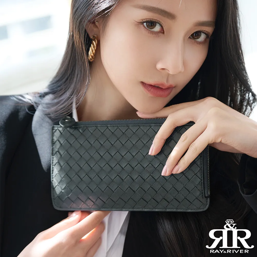 2R 葛瑞絲Grace梭織羊皮三折壓釦中夾 寶石藍 歷史價格詳細信息