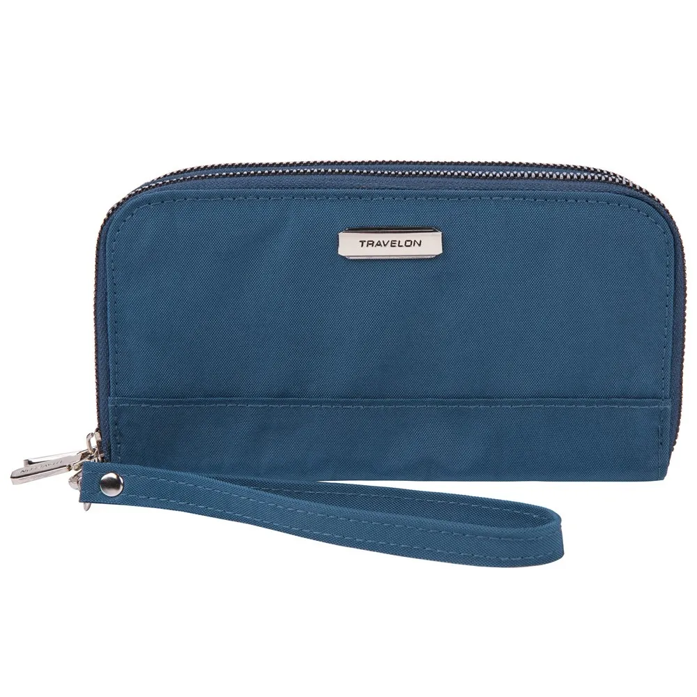 TRAVELON 雙層拉鍊防盜長夾(黑) 歷史價格詳細信息