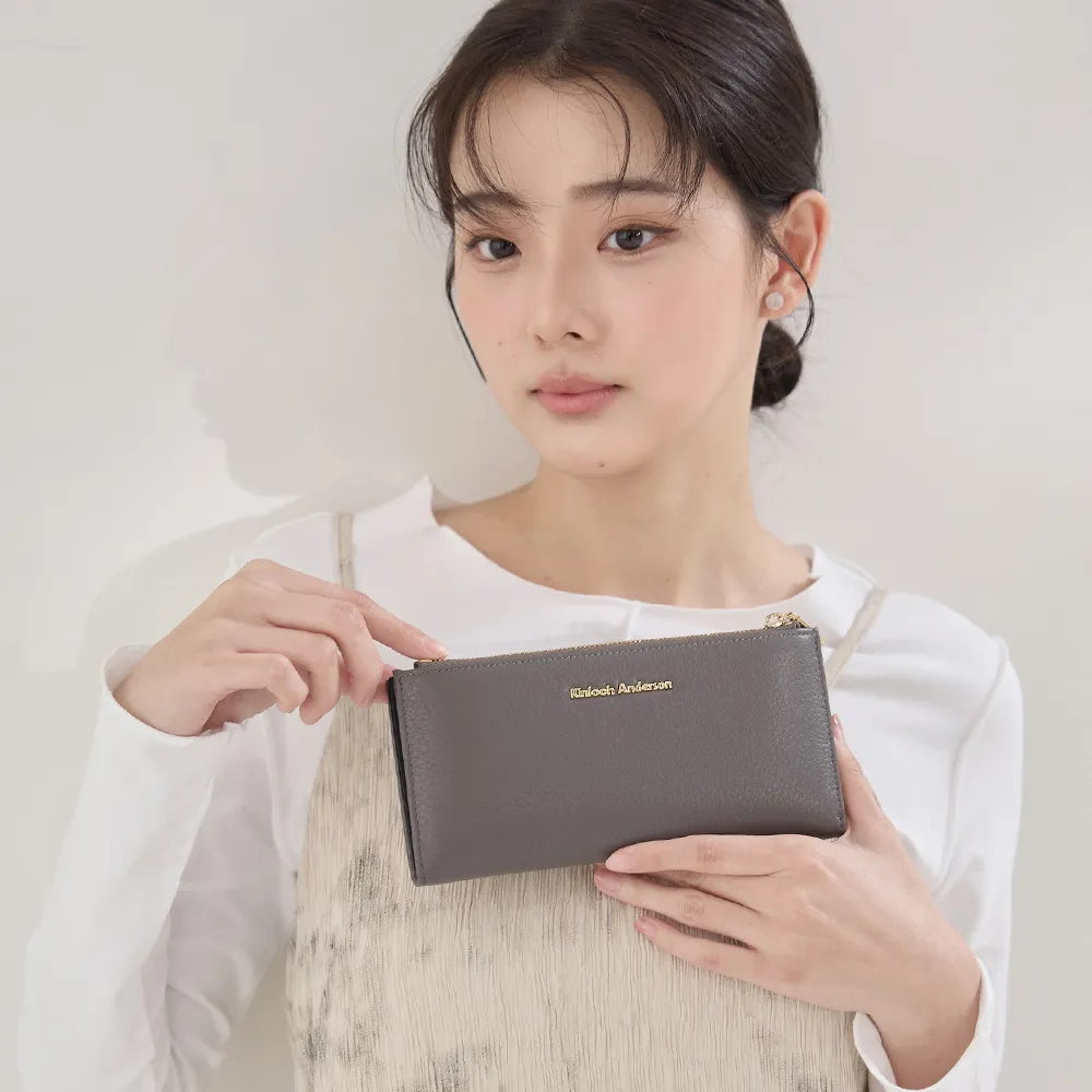 【金安德森】Evelyn 牛皮單面扣長夾(夜空黑) 歷史價格詳細信息