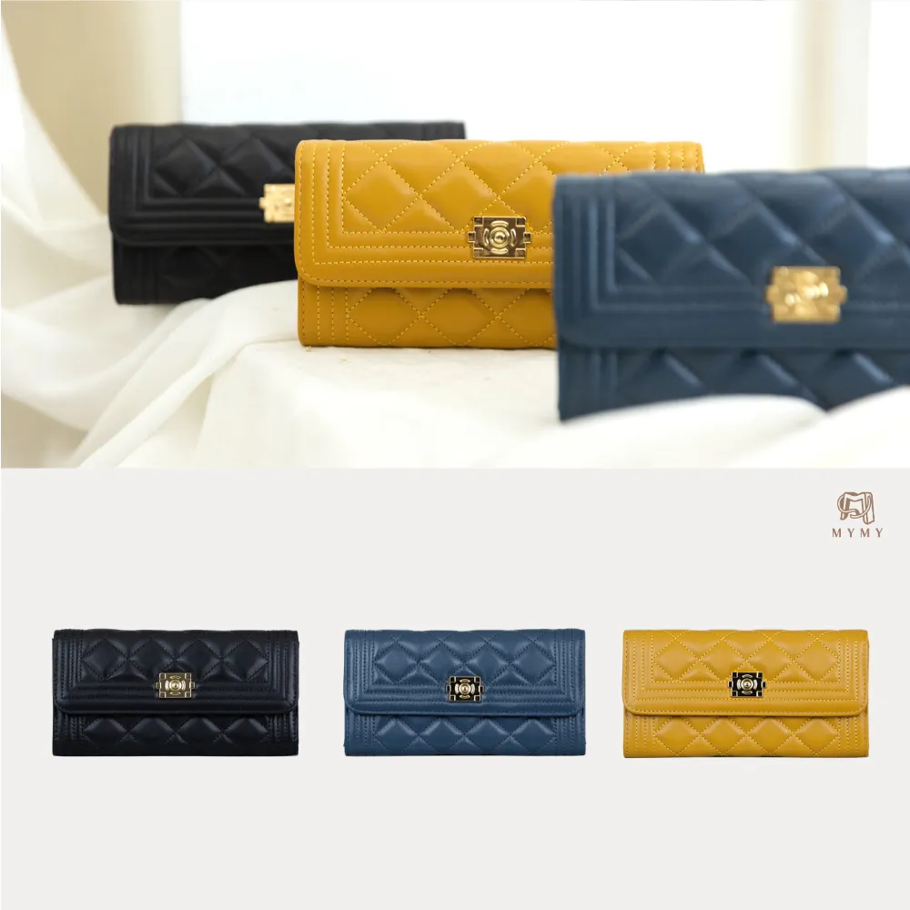 MYMY 菱格小箱包 淺米白(低調奢華/羊皮/小香風/菱格/側背/斜背) 歷史價格詳細信息