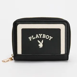 【PLAYBOY】短夾 Emblem系列(黑色) 歷史價格詳細信息