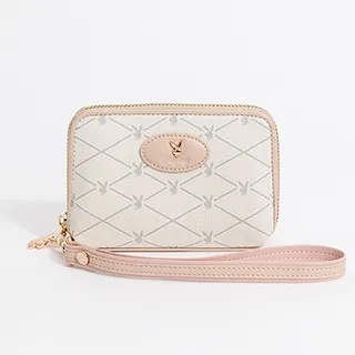 【PLAYBOY】零錢包附手挽帶 Breeze系列(黑色) 歷史價格詳細信息