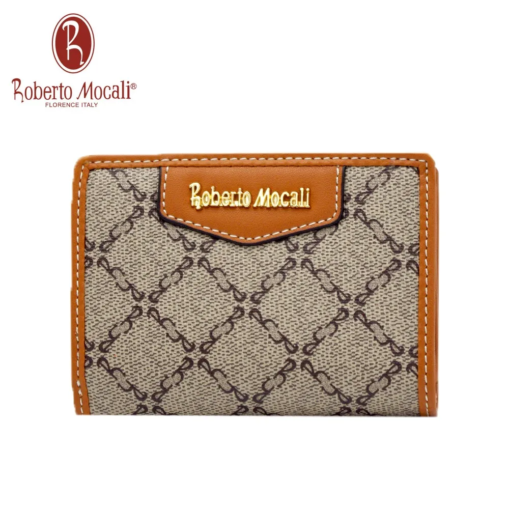 【義大利Roberto Mocali】方格單釦中翻頁15卡1鈔拉鏈零錢短夾RM-89821 歷史價格詳細信息