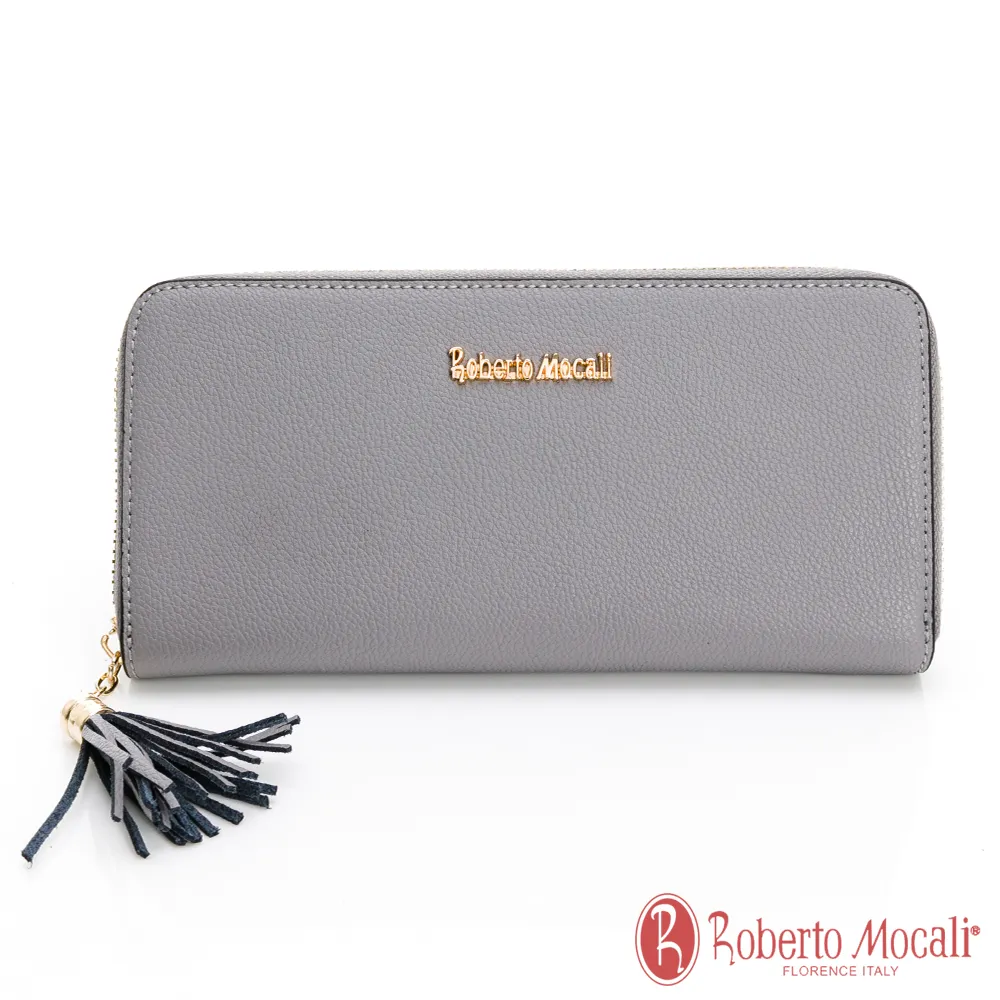 Roberto Mocali - 義大利諾貝兔時尚流蘇13卡雙拉鍊長夾 - 共二色 歷史價格詳細信息
